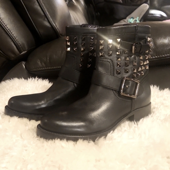 Valentino Garavani Rockstud Ankle Moto Boots - 38 - Fits US 7.5 - NWOT - Picture 7 of 16